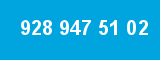 928 947 51 02 928 947 51 02
